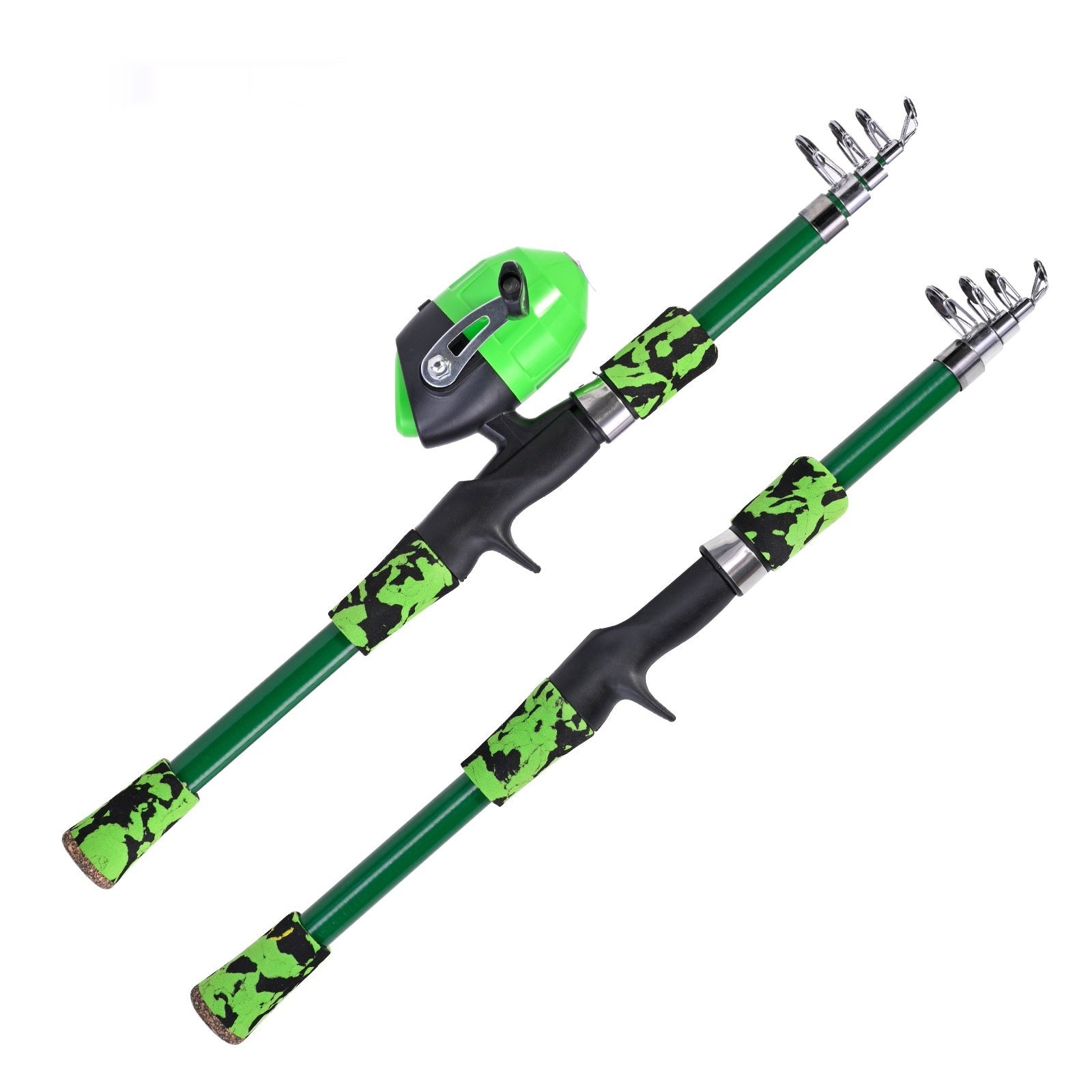 Gun-type Short-section Telescopic Lure Fishing Rod Children's Fishing Rod Fishing Gear